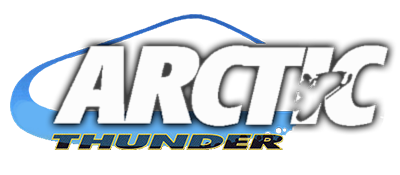 Arctic Thunder title screen for Playstation 2